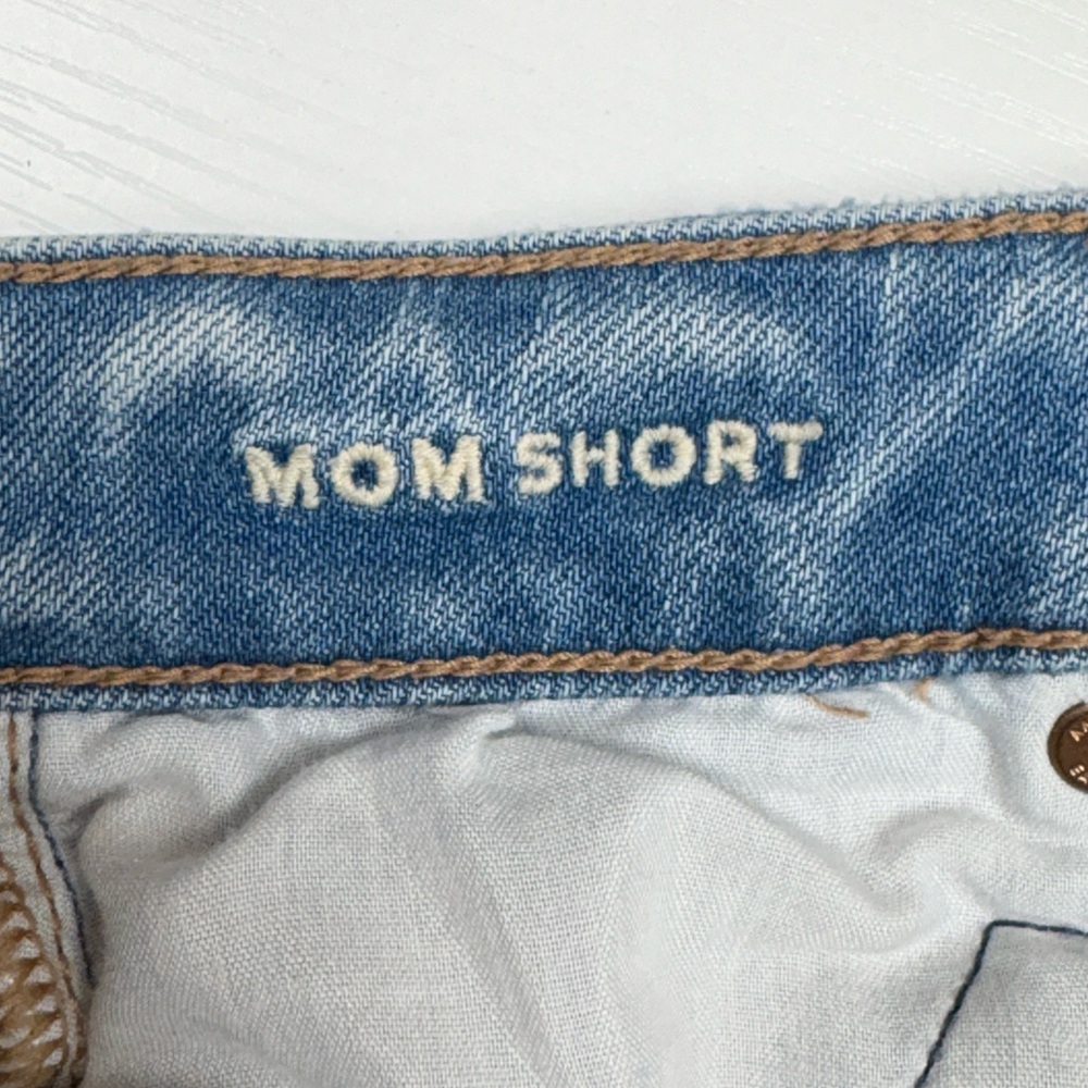 American Eagle Floral Patchwork Mom High Rise Sho… - image 7